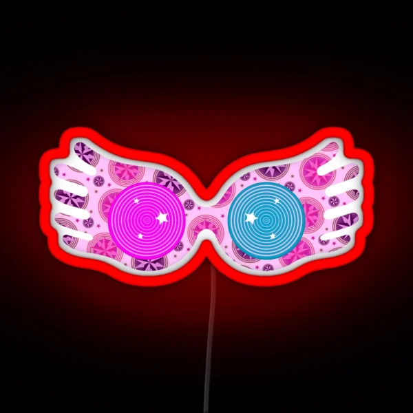 Luna Glasses RGB Neon Sign