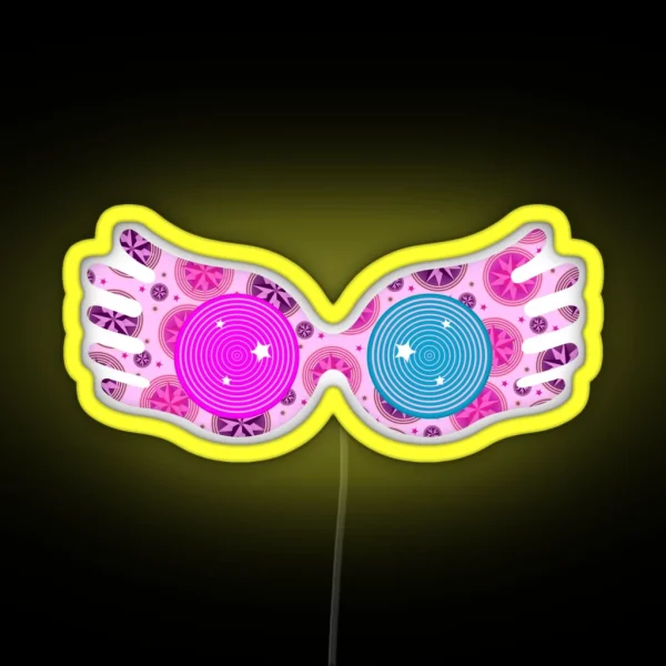 Luna Glasses RGB Neon Sign