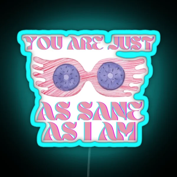 Luna Quote Harry Hp RGB Neon Sign