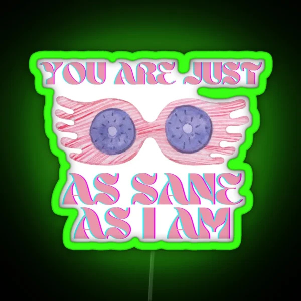 Luna Quote Harry Hp RGB Neon Sign