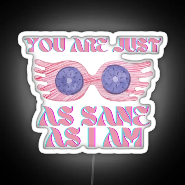 Luna Quote Harry Hp RGB Neon Sign
