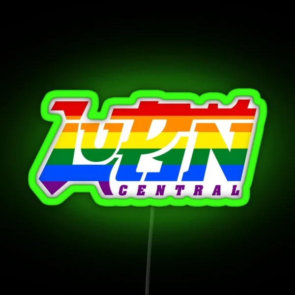 Lupin Central Pride RGB Neon Sign