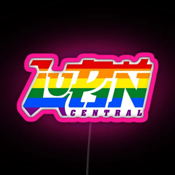 Lupin Central Pride RGB Neon Sign