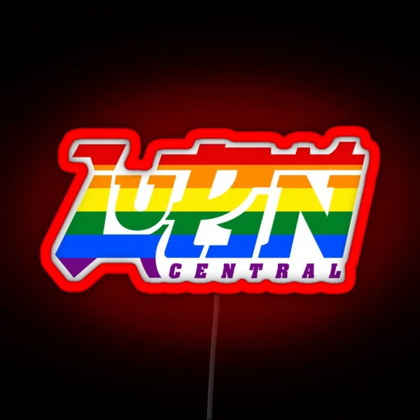 Lupin Central Pride RGB Neon Sign