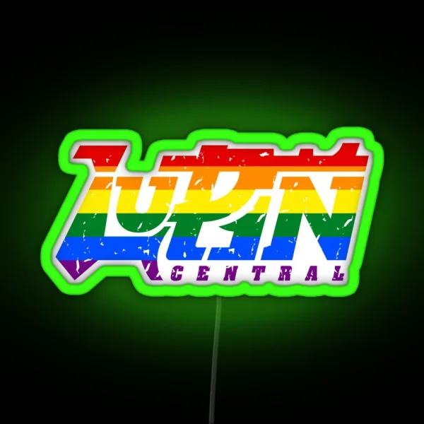 Lupin Central Vintage Pride RGB Neon Sign
