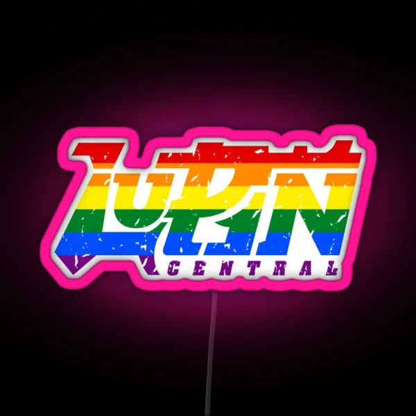 Lupin Central Vintage Pride RGB Neon Sign