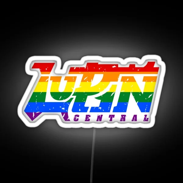 Lupin Central Vintage Pride RGB Neon Sign