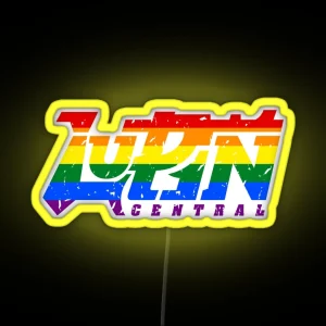 Lupin Central Vintage Pride RGB Neon Sign