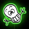 lupin iii funny symbol neon rgb written message