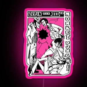 Lupin III Monkey Punch Part 3 RGB Neon Sign