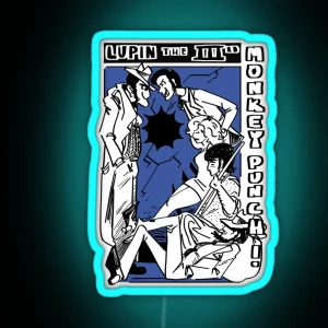 Lupin III Monkey Punch Part 4 5 RGB Neon Sign