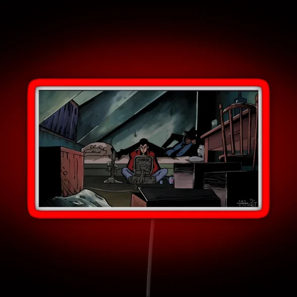 Lupin The 3rd Dead Or Alive RGB Neon Sign