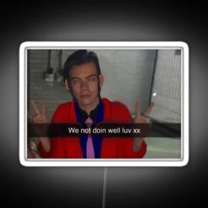 Lupin The Third Not Doin Well Luv RGB Neon Sign