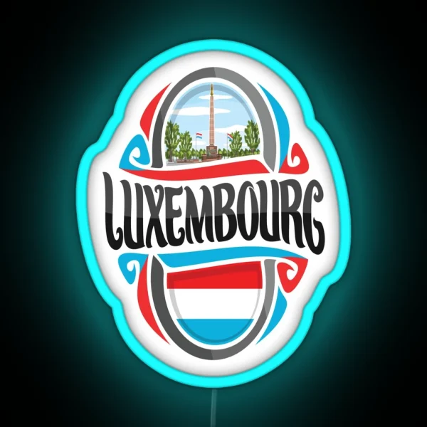 Luxembourg RGB Neon Sign