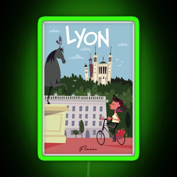 Lyon Poster RGB Neon Sign