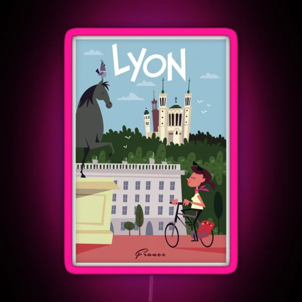 Lyon Poster RGB Neon Sign