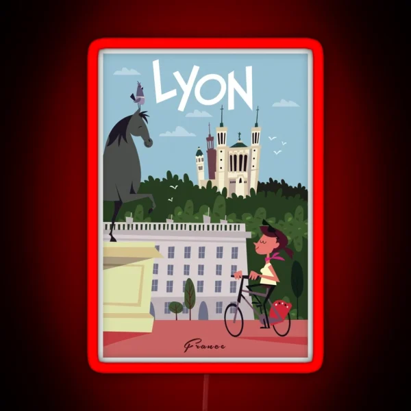 Lyon Poster RGB Neon Sign