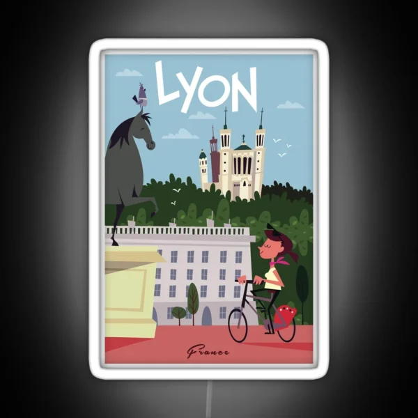 Lyon Poster RGB Neon Sign