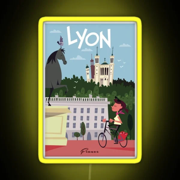 Lyon Poster RGB Neon Sign