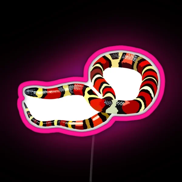 M Is For Milk Snake RGB Neon Sign