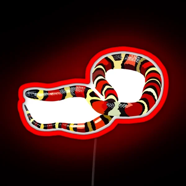 M Is For Milk Snake RGB Neon Sign