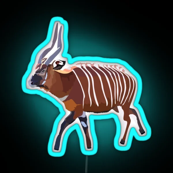 M Is For Mountain Bongo RGB Neon Sign