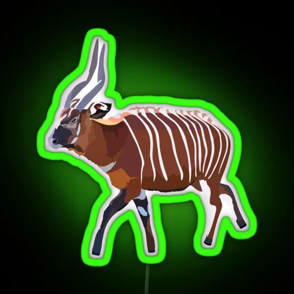 M Is For Mountain Bongo RGB Neon Sign