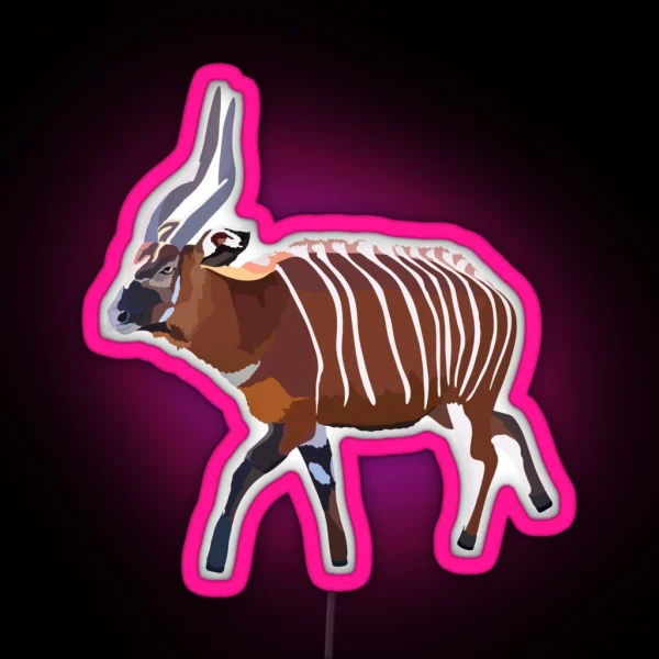 M Is For Mountain Bongo RGB Neon Sign
