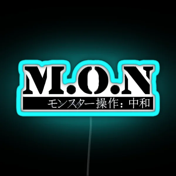 M O N Monster Ops Neutralization Monster Musume RGB Neon Sign