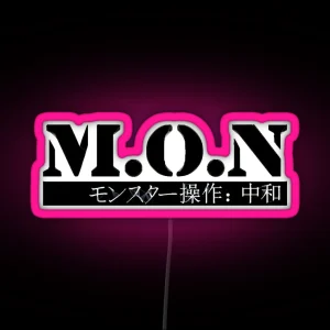 M O N Monster Ops Neutralization Monster Musume RGB Neon Sign