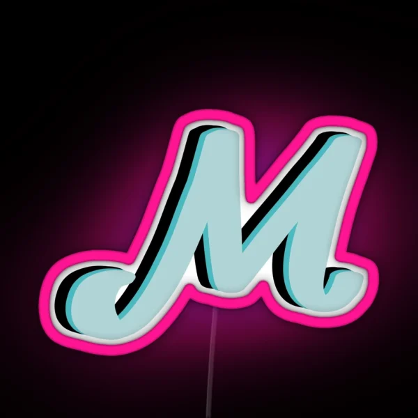 M RGB Neon Sign