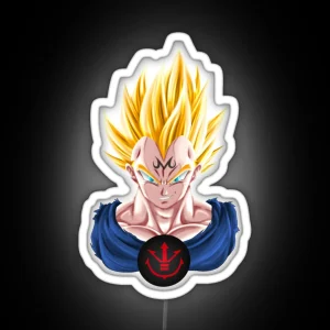 M Vegeta Perfect Gift RGB Neon Sign