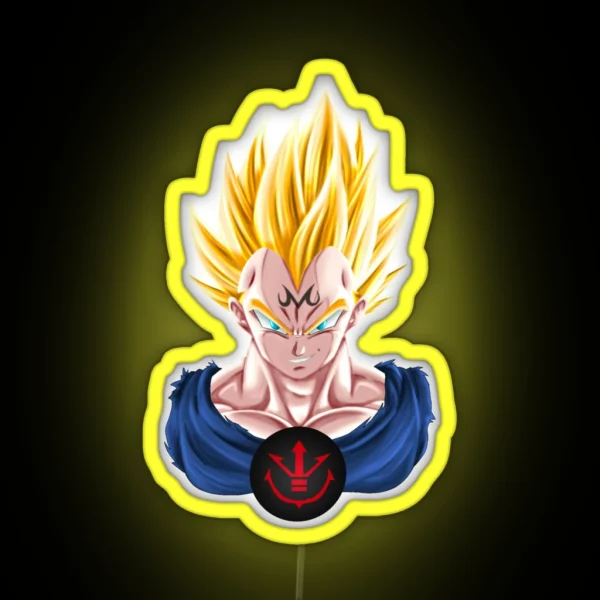 M Vegeta Perfect Gift RGB Neon Sign