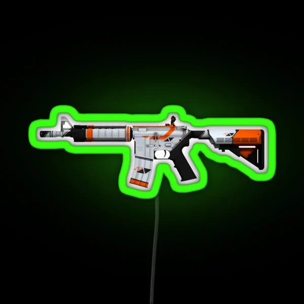 M4A4 Asiimov RGB Neon Sign