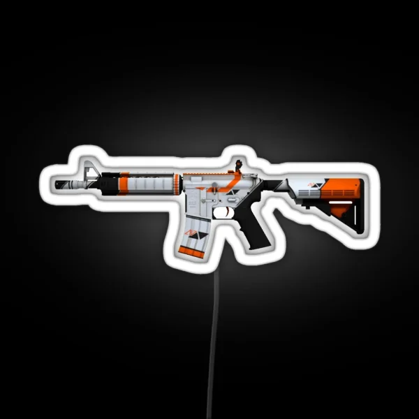 M4A4 Asiimov RGB Neon Sign