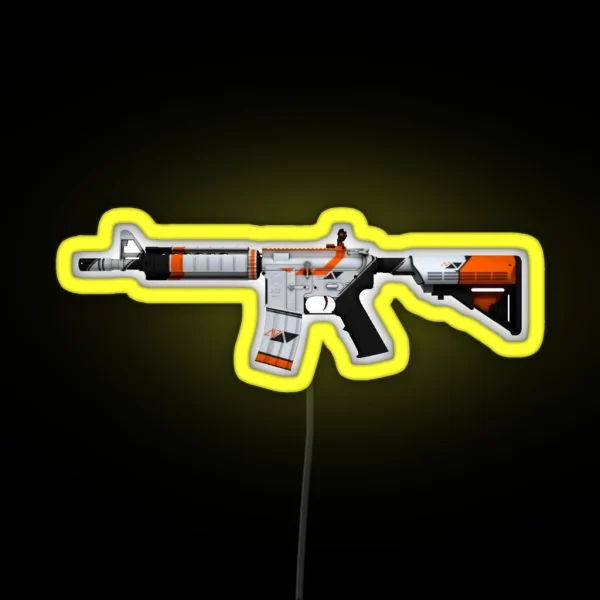 M4A4 Asiimov RGB Neon Sign