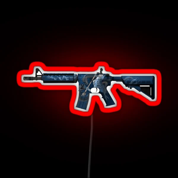 M4A4 Poseidon RGB Neon Sign