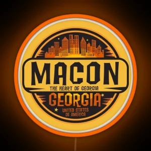 Macon Georgia RGB Neon Sign