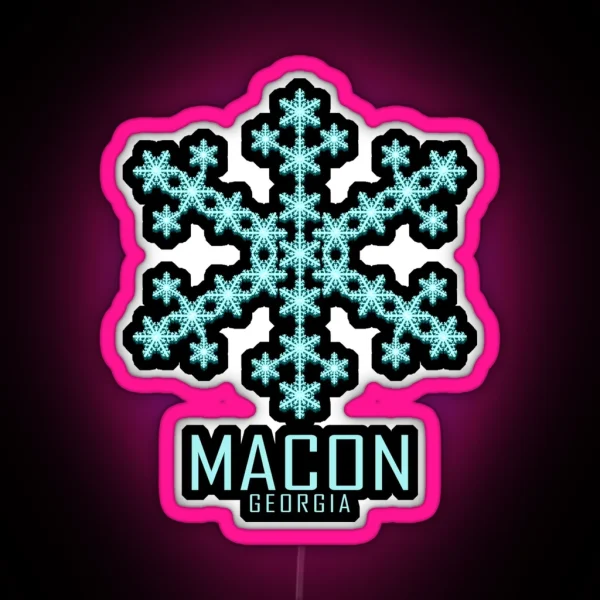Macon Georgia RGB Neon Sign