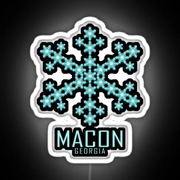 Macon Georgia RGB Neon Sign
