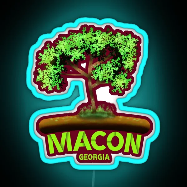 Macon Georgia RGB Neon Sign