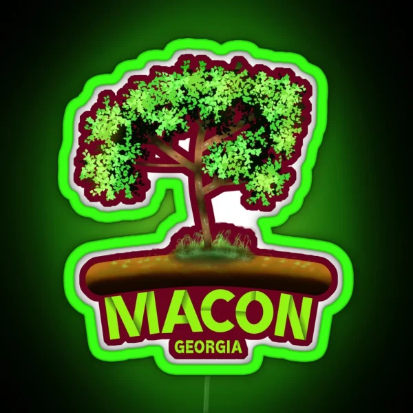 Macon Georgia RGB Neon Sign