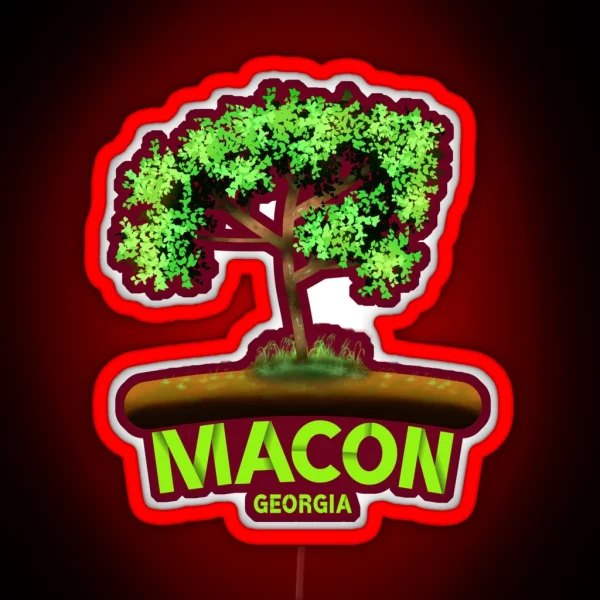 Macon Georgia RGB Neon Sign