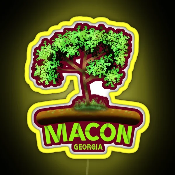Macon Georgia RGB Neon Sign