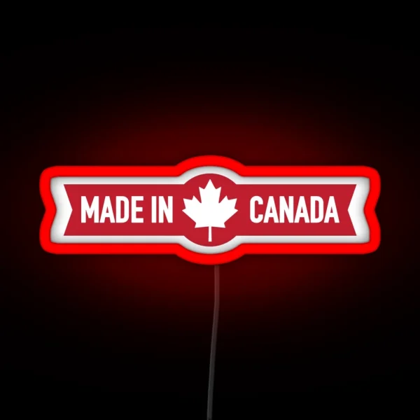 Made In Canada RGB Neon Sign