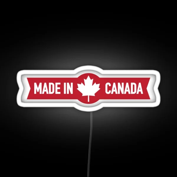 Made In Canada RGB Neon Sign