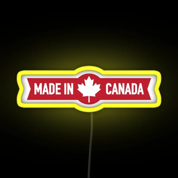 Made In Canada RGB Neon Sign