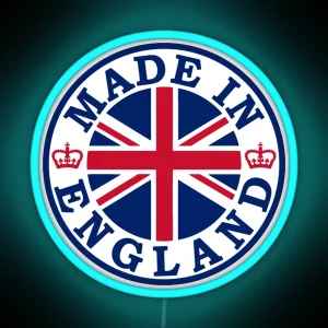 Made In England RGB Neon Sign