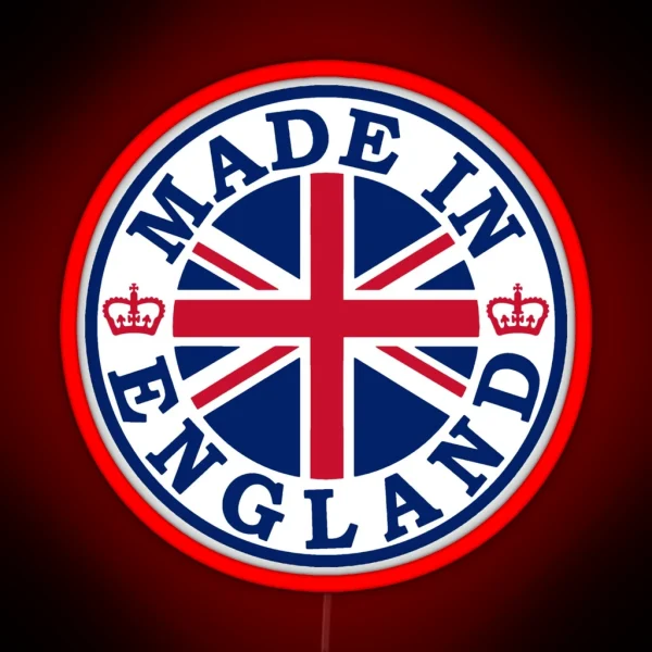 Made In England RGB Neon Sign