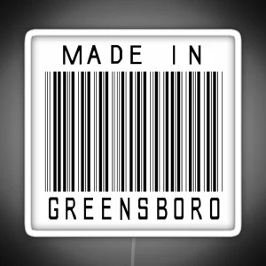 Made In Greensboro RGB Neon Sign